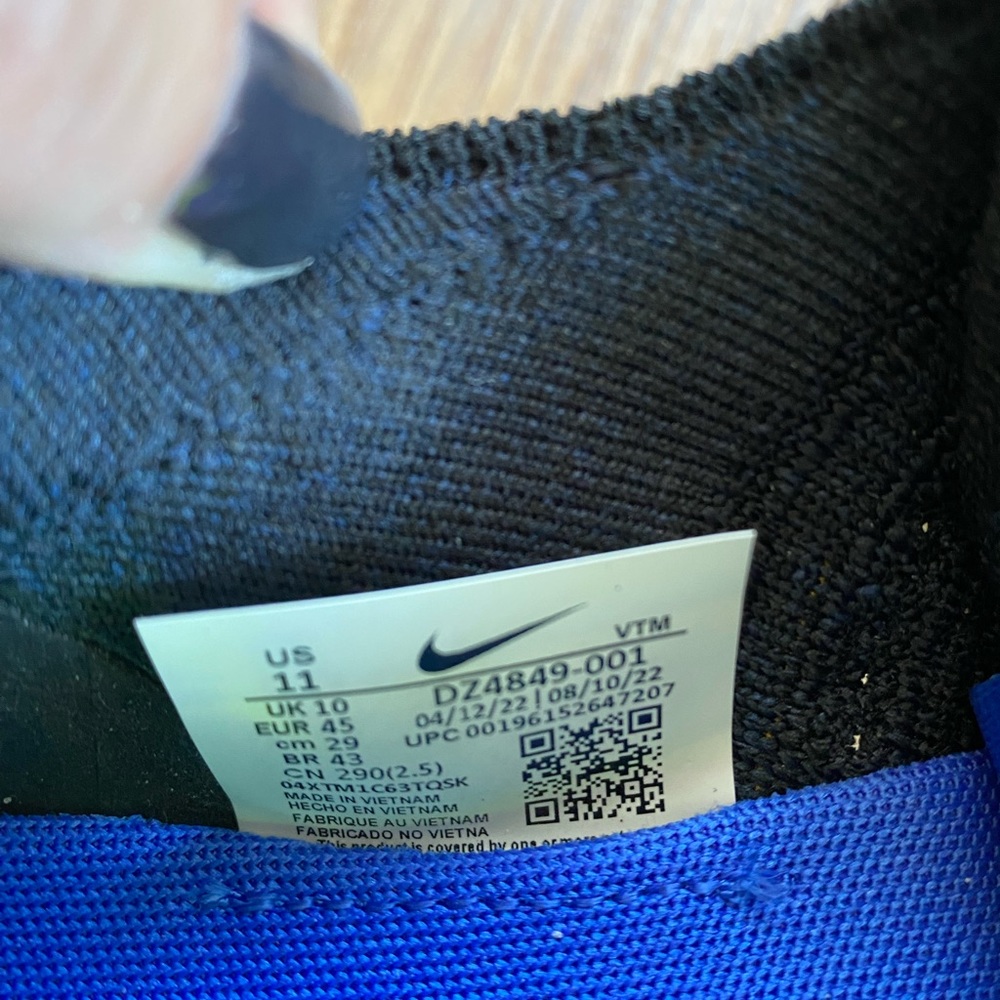 Nike React Phantom Run Flyknit 2 Shoes Sneakers Black Gray Men's 11 NEW - Picture 7 of 8
